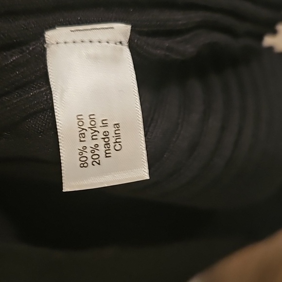 Womens Lane Bryant Black Long Sleeve Dress Rayon/Nylon Knit Dress Sz 22/24 - Picture 6 of 7